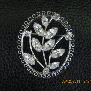 Federico Jimenez Signed Vintage Sterling Brooch